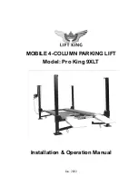 Lift King Pro King 9XLT Installation & Operation Manual preview