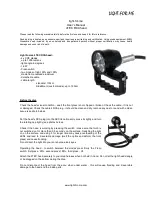 Preview for 1 page of Light-For-Me 4TEC RCA head User Manual