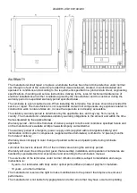 Preview for 9 page of Lighting Technologies LEADER LED 200 D30 5000K/E/ Manual