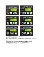 Preview for 8 page of Lightline Lasearray Manual