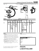 Preview for 1 page of Lightolier 1003R Specification