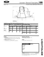 Preview for 1 page of Lightolier Lytecaster 1095 Specification