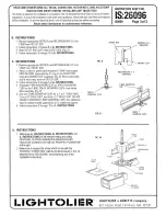 Preview for 3 page of Lightolier ProSpec Track system Instructions For Maintenance Reference