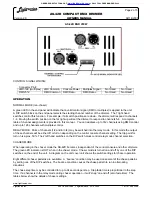 Preview for 2 page of Lightronics AS-42D Owner'S Manual