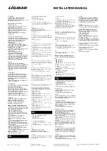 Preview for 5 page of LIGMAN LIGHTALK 1-LA-60003 Installation Manual