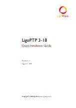 LigoWave LigoPTP 3-18 Quick Installation Manual preview