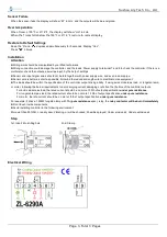 Preview for 3 page of Lilytech ZL-1000 Instruction Manual