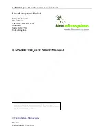 Lime Microsystems LMS6002D Quick Start Manual preview