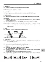 Preview for 43 page of LIMIT 174260208 Operating Manual