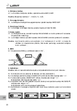 Preview for 50 page of LIMIT 174260208 Operating Manual