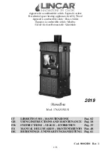 Lincar MONELLINA 176AN PLUS Using Instructions And Maintenance preview