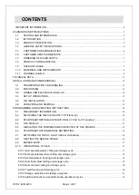 Preview for 2 page of Lincat BGBF-10 Installation, Operating And Servicing Instruction