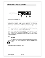 Preview for 18 page of Lincat C6R/100U User And Installation Instructions Manual