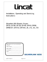 Lincat DF33 Installation, Operating And Servicing Instructions preview