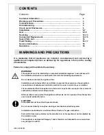 Preview for 3 page of Lincat Silverlink 600 DC04 User, Installation And Servicing Instructions