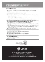 Preview for 12 page of Lince SUPRATRONIK 4940TK User Manual