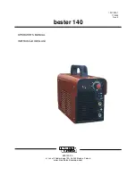 Preview for 1 page of Lincoln Electric bester 140 Operator'S Manual