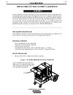 Preview for 22 page of Lincoln Electric IM573 Calibration Information Manual