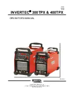 Preview for 1 page of Lincoln Electric INVERTEC 300TPX Operator'S Manual