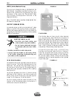 Preview for 13 page of Lincoln Electric INVERTEC V155-S 11326 Operator'S Manual