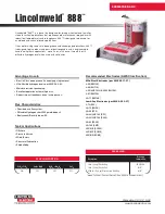 Preview for 1 page of Lincoln Electric Lincolnweld 888 Product Manual