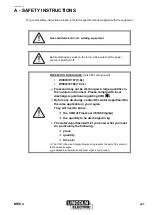 Preview for 5 page of Lincoln Electric MEC 4 Safety Instruction For Use And Maintenance