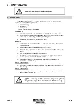 Preview for 25 page of Lincoln Electric MEC 4 Safety Instruction For Use And Maintenance