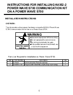 Preview for 2 page of Lincoln Electric POWER WAVE S700 Operator'S Manual