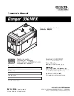 Lincoln Electric Ranger 330MPX Operator'S Manual preview
