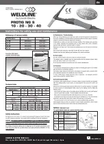 Lincoln Electric WELDLINE PROTIG NG S 10 Instructions For Safety, Use And Maintenance preview