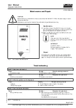 Preview for 11 page of Lincoln MOP 112 User Manual