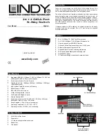 Lindy 25003 User Manual preview