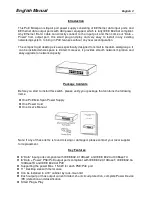 Preview for 2 page of Lindy 25058 User Manual