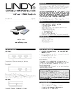 Lindy 3 Port User Manual preview