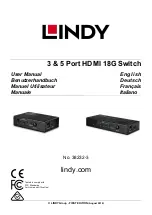 Preview for 1 page of Lindy 38232-3 User Manual