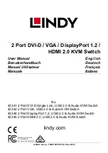 Preview for 1 page of Lindy 42341 User Manual