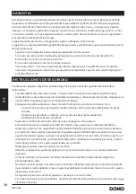 Preview for 38 page of Linea 2000 DOMO DO158A Manual