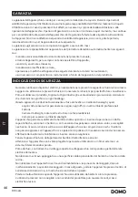 Preview for 46 page of Linea 2000 DOMO DO158A Manual