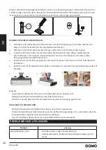 Preview for 22 page of Linea 2000 DOMO DO235SW Instruction Booklet