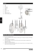 Preview for 20 page of Linea 2000 DOMO DO8150 Instruction Booklet