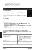 Preview for 62 page of Linea 2000 DOMO DO906K Instruction Booklet