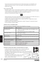 Preview for 80 page of Linea 2000 DOMO DO91122 Instruction Booklet