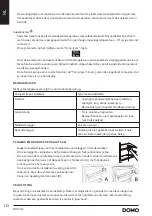 Preview for 10 page of Linea 2000 DOMO DO91123 Instruction Booklet