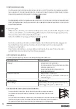 Preview for 32 page of Linea 2000 DOMO DO91123 Instruction Booklet