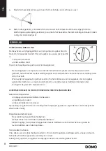 Preview for 8 page of Linea 2000 DOMO DO913DV Instruction Booklet