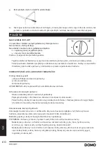 Preview for 60 page of Linea 2000 DOMO DO913DV Instruction Booklet