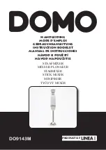 Linea 2000 DOMO DO9143M Instruction Booklet preview