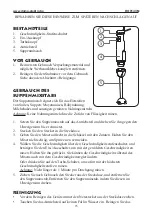 Preview for 25 page of Linea 2000 DOMO DO9143M Instruction Booklet