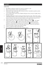 Preview for 60 page of Linea 2000 DOMO DO9248J Instruction Booklet