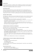 Preview for 12 page of Linea 2000 DOMO DO99503S Instruction Manual